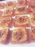 Crispy Shrimps and Garlic Bread