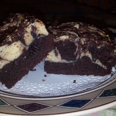 A picture of Cream-Cheese Brownies.