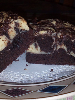 A picture of Cream-Cheese Brownies.