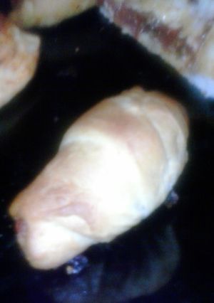 A picture of pizza roll ups.