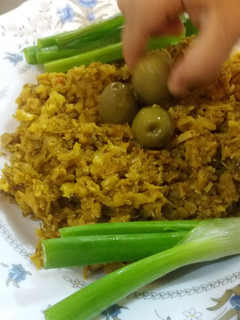 عکسی از دستور سبزی پلو با ماهی کتویی