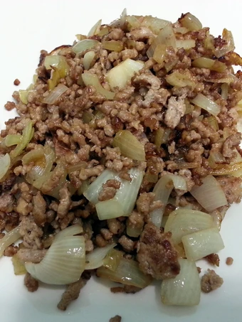 Easy Way Make Stir Fry Ground Pork With Onion which So Delicious