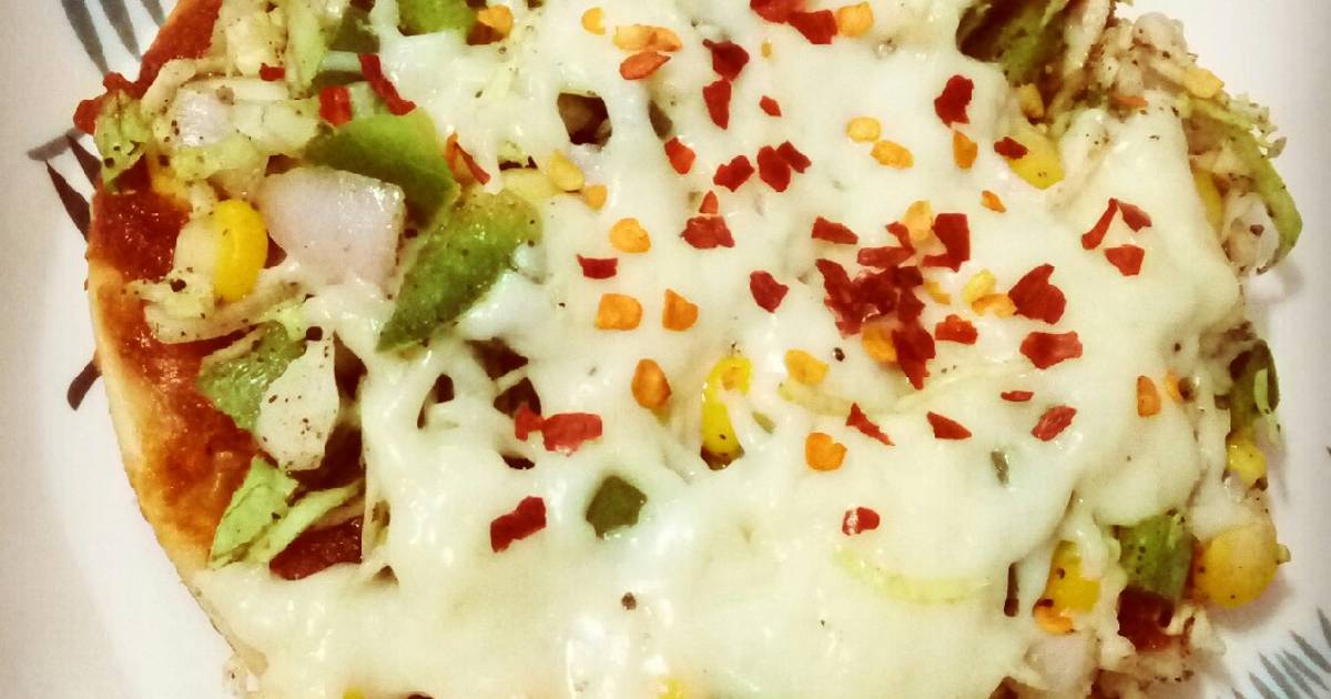 Roasted Green Pepper Pita Bread Pizza Recipe By Khyati Dhaval Chauhan Cookpad,Italian Word For Grandma
