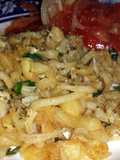 Portuguese Bacalhau A Bras (salted cod)