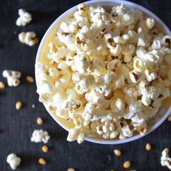 A picture of Hot and Tasty POPCORN.