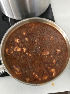 Una foto de Falso arroz al horno con quinoa roja