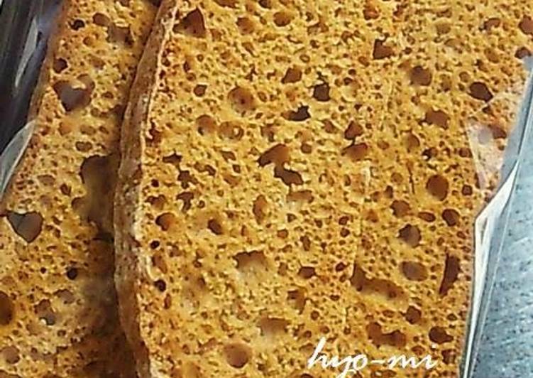 Recipe of Super Quick Homemade Oil &amp; Egg Free Biscotti with Kinako