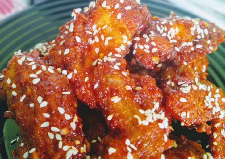 Resep Korean Fried Chicken, Enak Banget