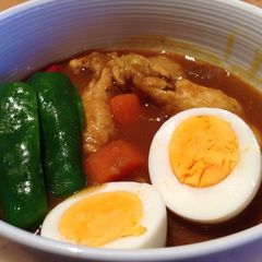 A picture of Easy Soup Curry with Simmered Chicken Wings.