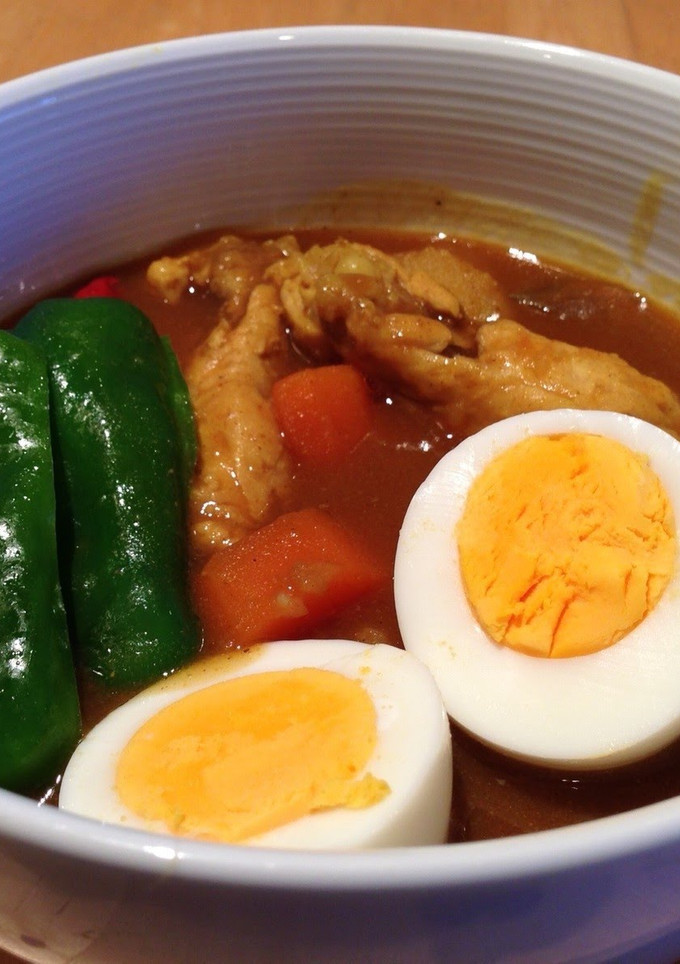 A picture of Easy Soup Curry with Simmered Chicken Wings.