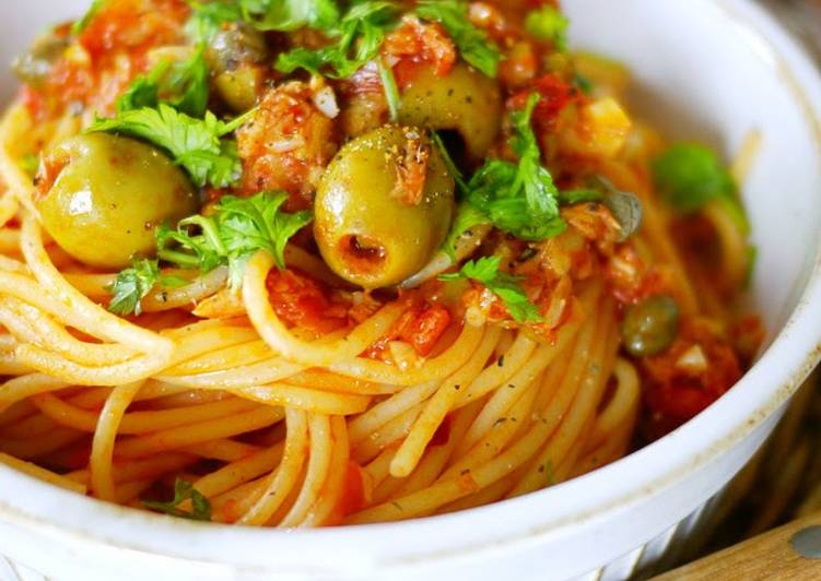 Recipe of Quick My Easy Spaghetti alla Puttanesca