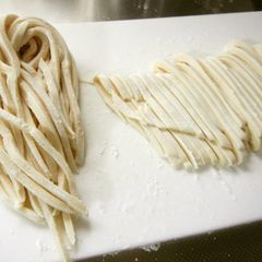 A picture of Handmade Udon Noodles.