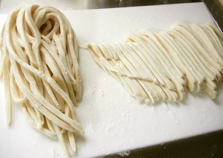 Recipe of Homemade Handmade Udon Noodles