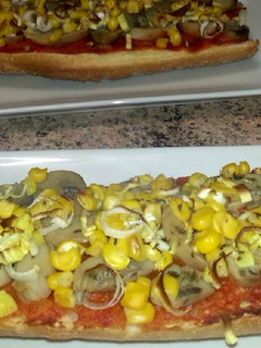 Una foto de Paninis (versión vegetal)