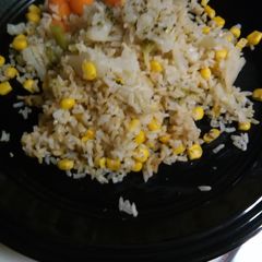 A picture of Brown Rice with Vegetables.