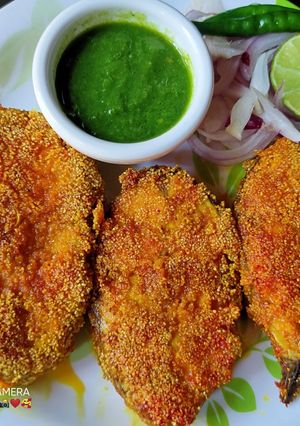 रवा फिश फ्राई रेसिपी मुख्य फोटो
