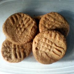 A picture of Best Damn Peanut Butter Cookies.