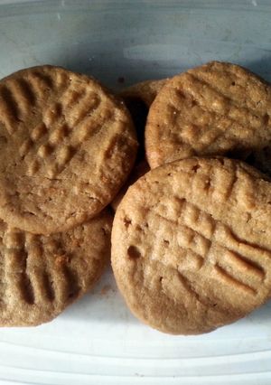 A picture of Best Damn Peanut Butter Cookies.