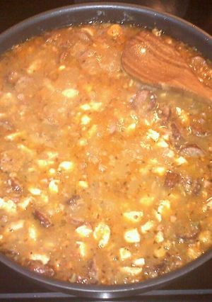 A picture of Brent's Jambalaya.
