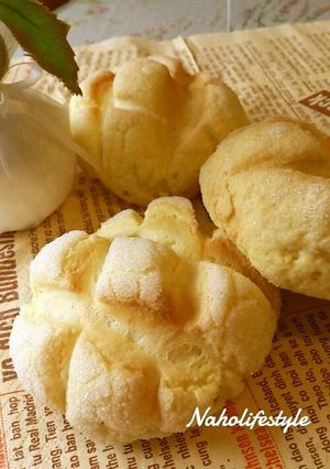 A picture of Fluffy and Crispy Melon Bread.