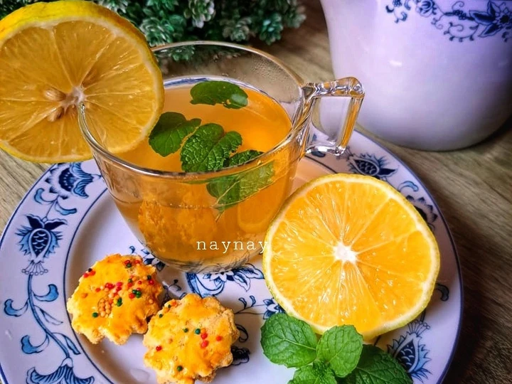 Cara Gampang Membuat Resep Jamile Tea (Jahe,mint,lemon &amp;amp; teh) yang Lezat Anti Ribet, Mantap Sekali
