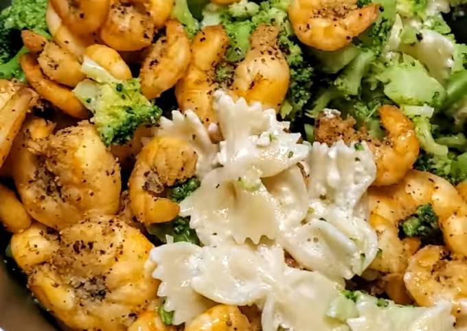 Recipe of Favorite Lemon Garlic Shrimp and Broccoli
