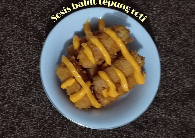 Cara Gampang Menyiapkan Sosis balut tepung roti yang Enak