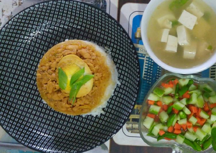 Cara Membuat Nasi Hainan Tim w/ Sup Tahu😘 yang Enak Banget!