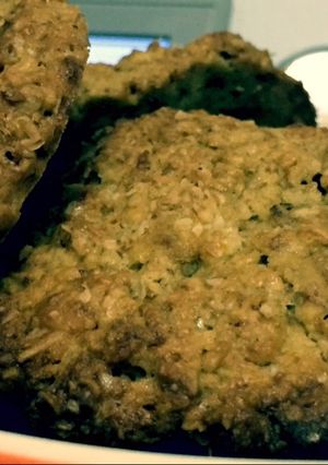 Una foto de Galletas de avena, naranja y coco