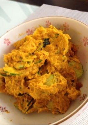 A picture of Easy Salad with Leftover Simmered Kabocha.