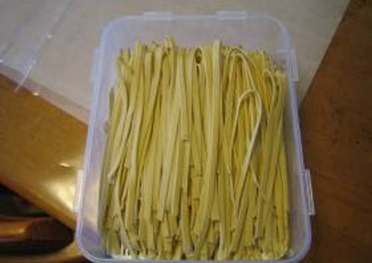 Steps to Prepare Perfect Superbly Textured Homemade Pasta