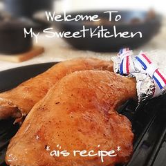 A picture of Easy Pan-Roasted Chicken in a Frying Pan.