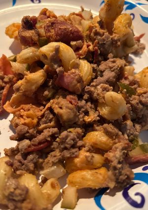 A picture of Bacon Cheeseburger Macaroni.
