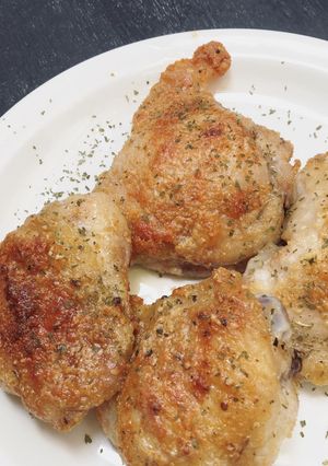 Foto resep Garlic parmesan roasted chicken