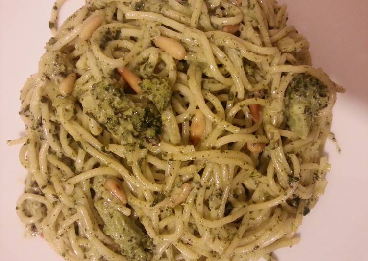 Recipe of Perfect All Green Spaghetti