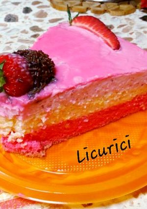 O poză a rețetei Tortulet Double mousse.