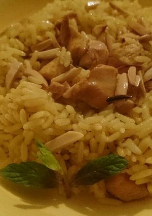 صورة لوصفة رز منسف بالطاووق