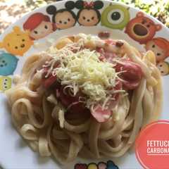 รูปของ Fettucine Carbonara