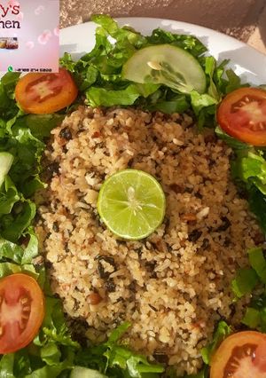 Dambun shinkafa ainihin hoton girkin
