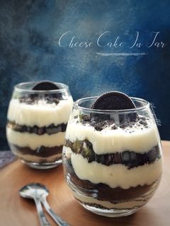 Foto resep (1.6) Cheese Cake in Jar (No Bake)