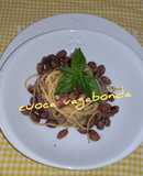 Spaghetti con i Fagioli Borlotti