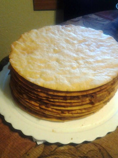 A picture of Apple stack cake.
