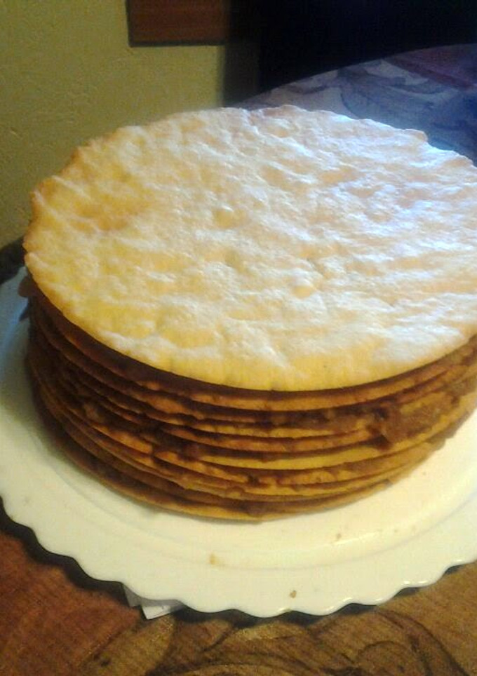 A picture of Apple stack cake.