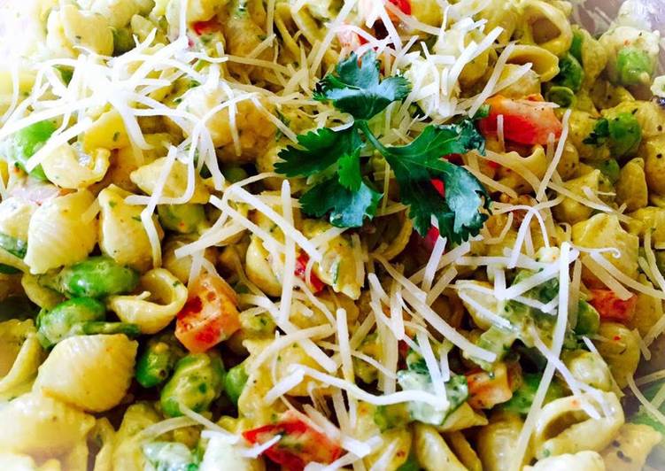 How to Make Ultimate Edamame Avocado Cream Pasta Salad