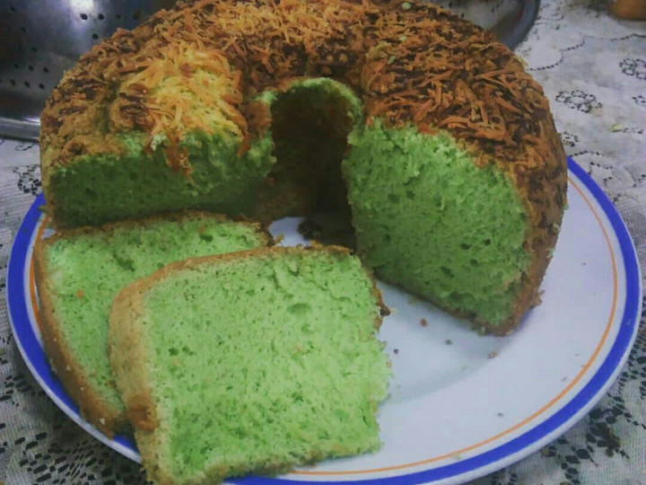Cara Gampang Membuat Chiffon Pandan Keju yang Enak Banget