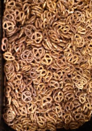 A picture of Spicy Pretzels.