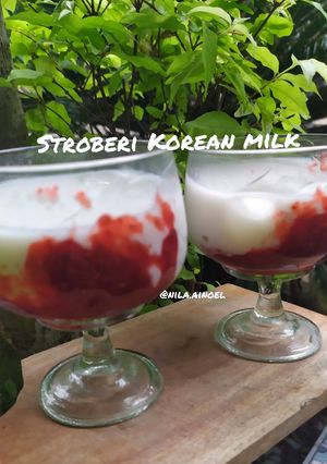 Foto resep Stroberi korean milk