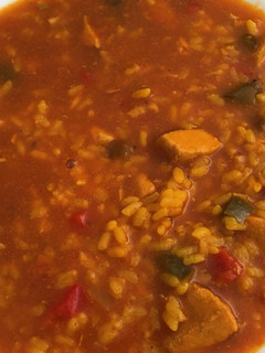 Una foto de Arroz caldoso de los Montes de Málaga