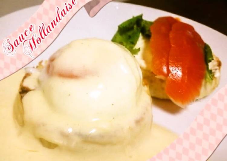 Recipe of Ultimate Simple Eggs Benedict and Hollandaise Sauce