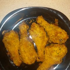 A picture of Terry 's Olive oil bake Southren Fried Chicken.